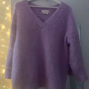 Comfy purple sweater